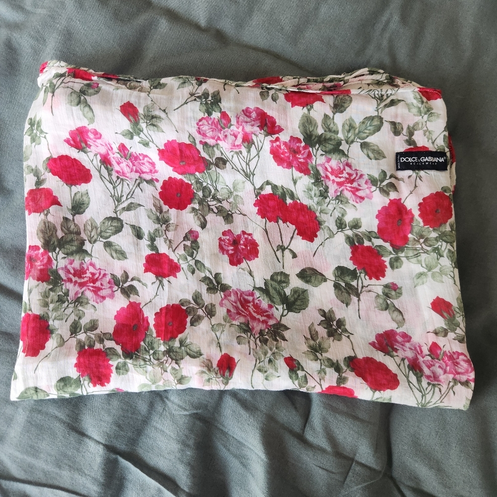 Dolce and Gabbana Beach Coverup Scarf